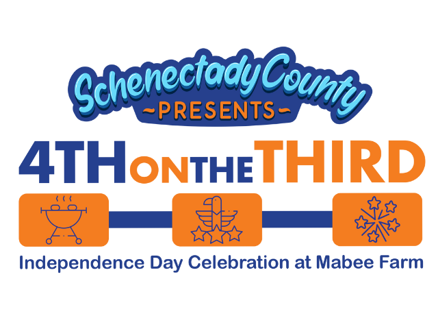 Schenectady County 4th on the Third Independence Day Celebration at Mabee Farm Logo