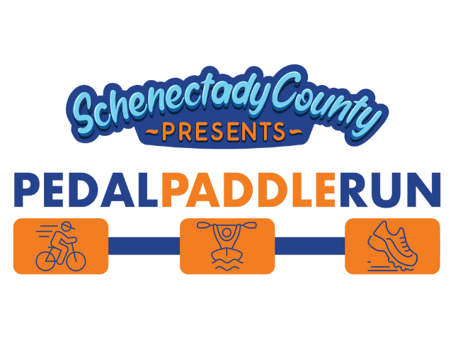 Schenectady County Pedal Paddle Run Logo