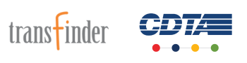 Transfinder logo and CDTA logo