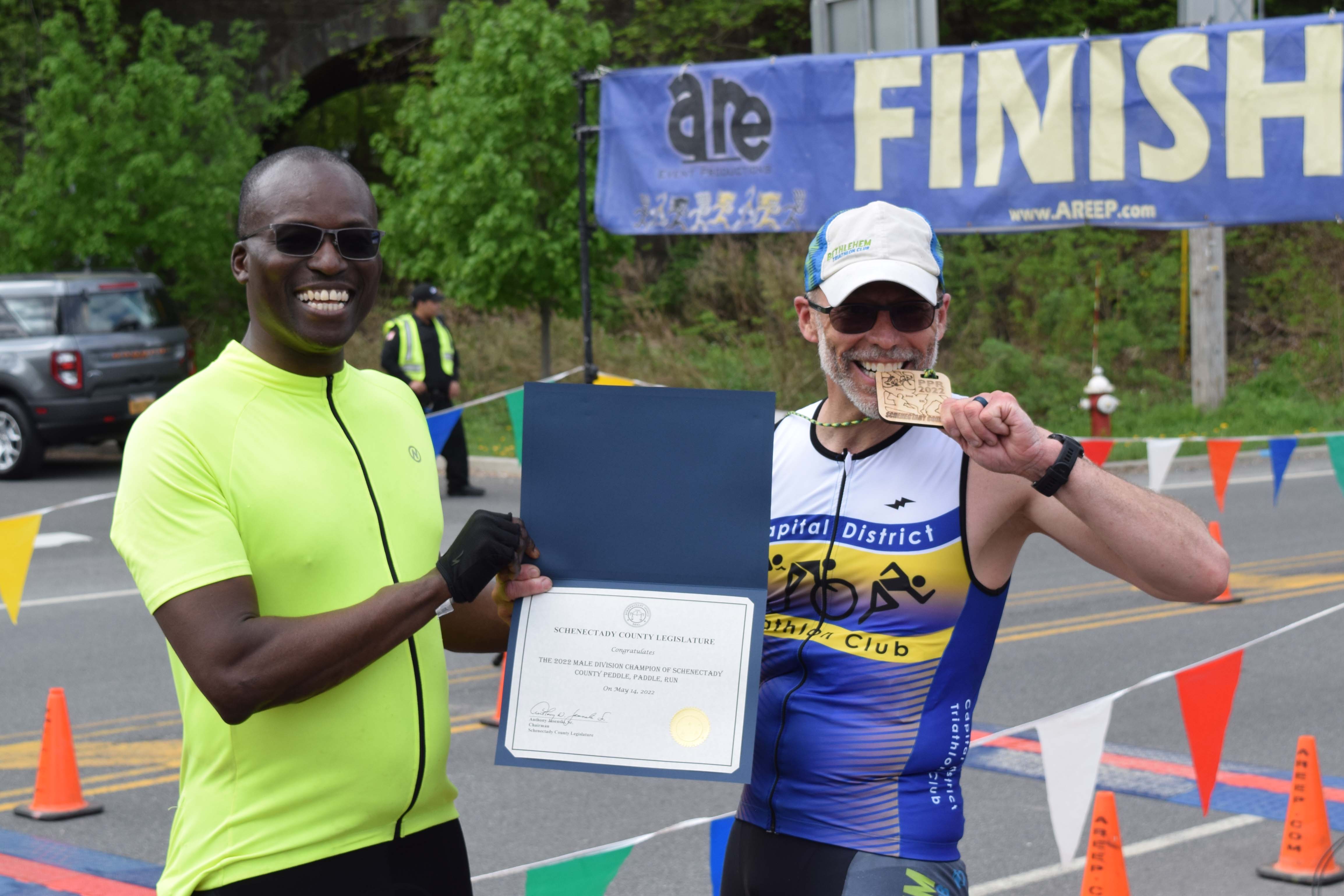 2022 Schenectady County Pedal-Paddle-Run Individual Male Winner