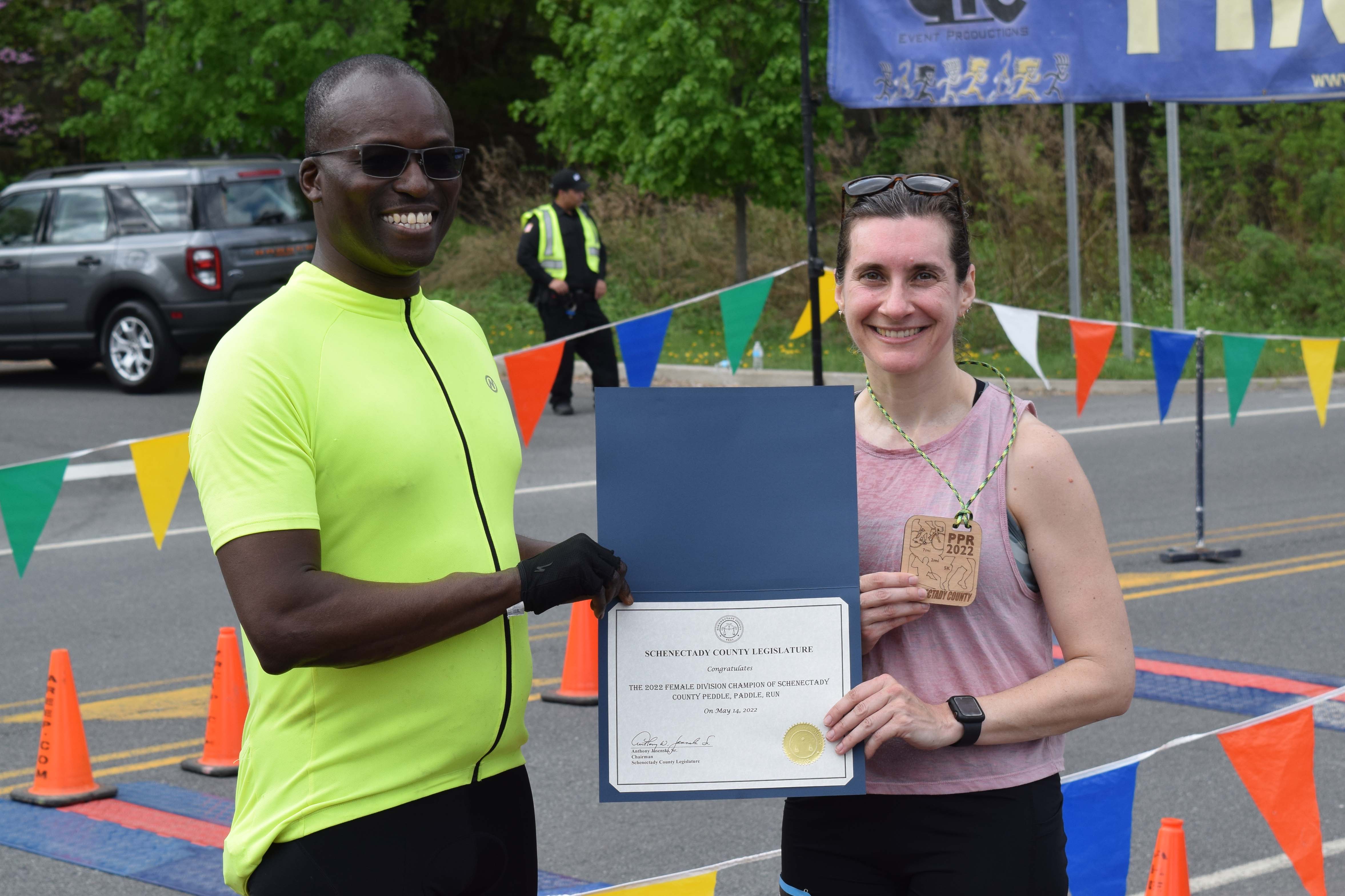 2022 Schenectady County Pedal-Paddle-Run Individual Female Winner