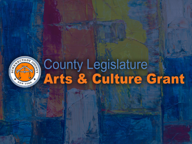 Schenectady County Seal with the text Schenectady County Legislature Arts & Culture Grant