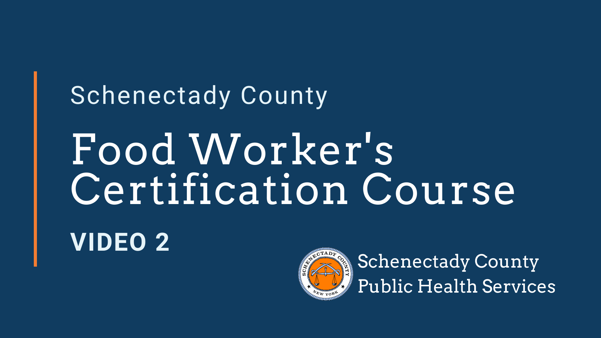 Food Worker's Training Course | Video 2