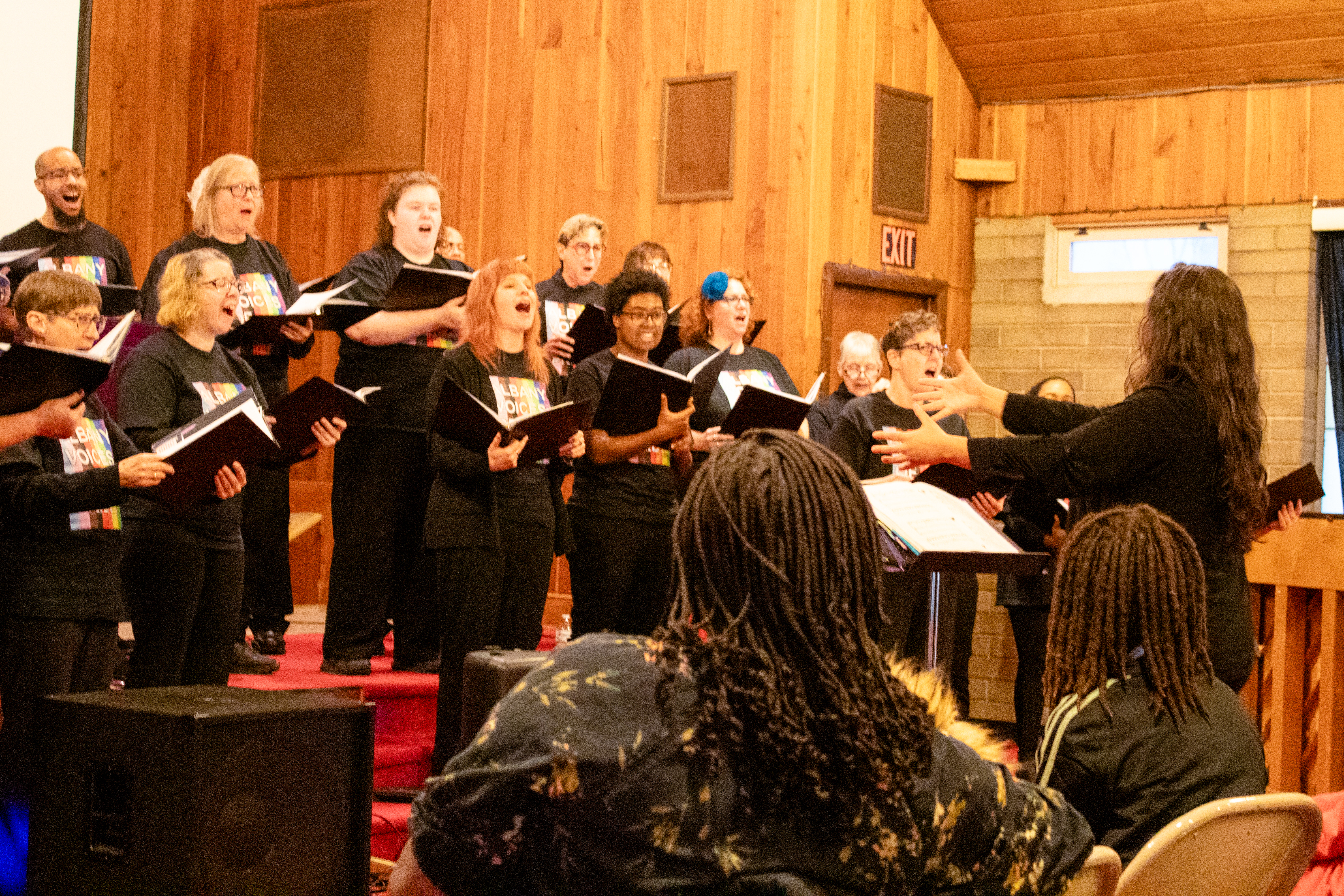 Albany Voices of Pride performing at Audience at 2025 Schenectady County MLK Jr Day Celebration