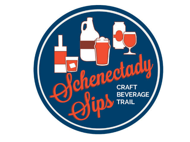 logo: Schenectady Sips Craft Beverage Trail