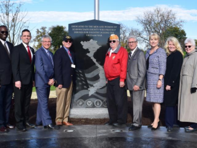 Schenectady County Vietnam Veterans Memorial Park Dedication Ceremony
