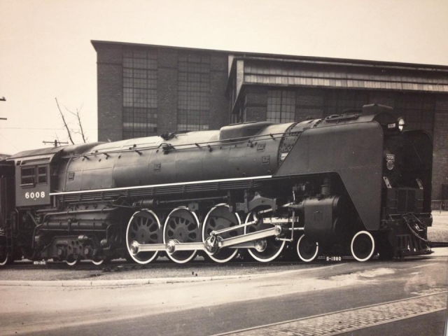old photo ALCO's Hudson Steam Locomotive