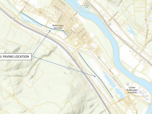 Bike Path Paving Map