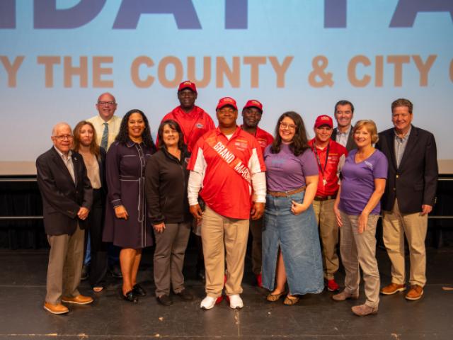 Photo of Schenectady County Holiday Parade announcement event